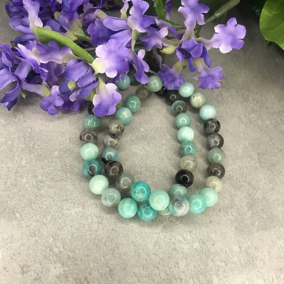 Madagascar Amazonite crystal/gemstone bracelet - Picture 2 of 5